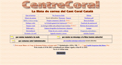 Desktop Screenshot of centrecoral.org